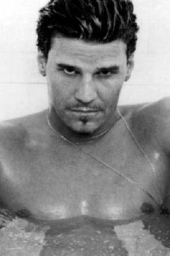 David Boreanaz black and white poster