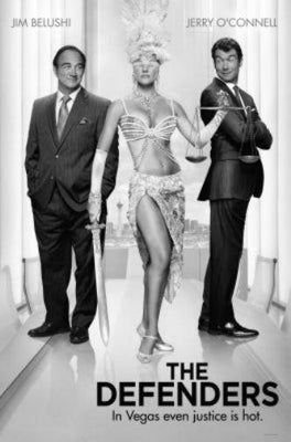 Defenders black and white poster