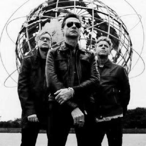 Depeche Mode black and white poster