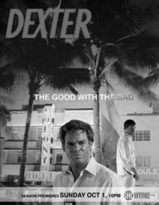 Dexter Poster Black and White Mini Poster 11"x17"