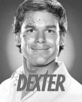 Dexter Poster Black and White Mini Poster 11"x17"
