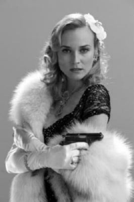 Diane Kruger Poster Black and White Mini Poster 11"x17"