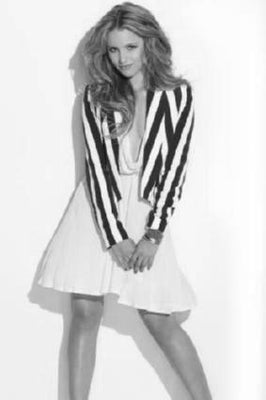 Dianna Agron Poster Black and White Poster 16x24 The Poster Depot