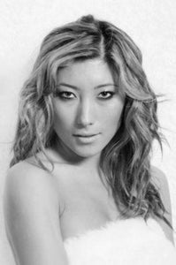 Dichen Lachman black and white poster