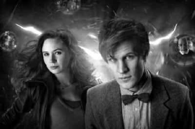 DR. WHO black and white poster