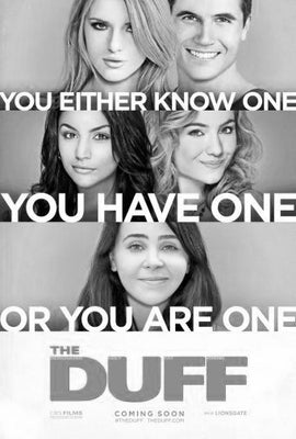 Duff Black and White Poster 24x36 The Poster Depot