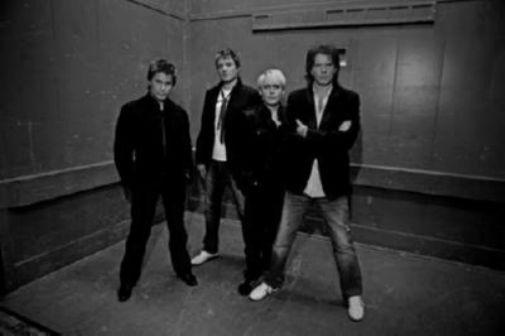 Duran Duran black and white poster