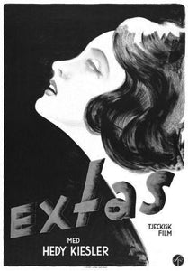 Extase Ecstasy black and white poster