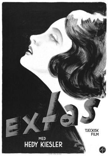 Extase Ecstasy black and white poster