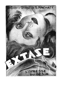 Extase Ecstasy black and white poster