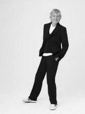 Ellen Degeneres black and white poster