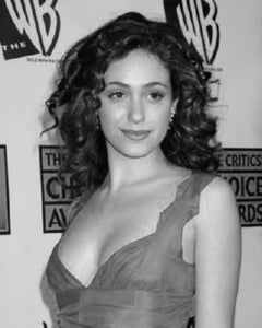 Emmy Rossum Poster Black and White Mini Poster 11"x17"