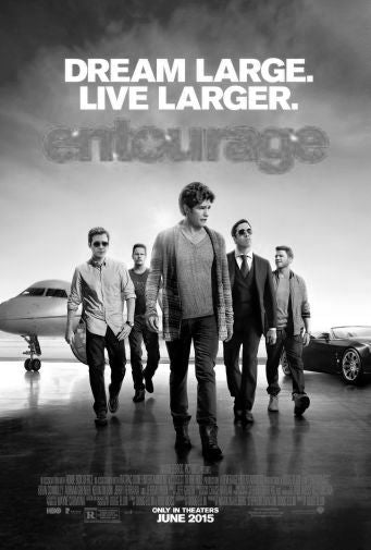 Entourage The Movie Black and White poster for sale cheap United States USA