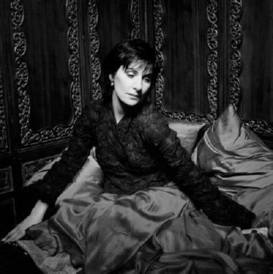 Enya black and white poster