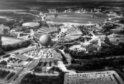 Epcot 1979 Poster Black and White Mini Poster 11"x17"