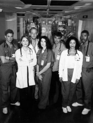 Er Poster Black and White Mini Poster 11"x17"