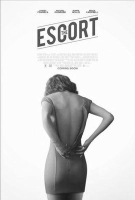 Escort The black and white poster