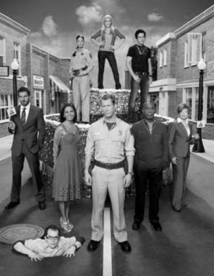 Eureka Poster Black and White Mini Poster 11"x17"