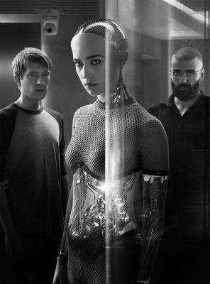 Ex Machina black and white poster