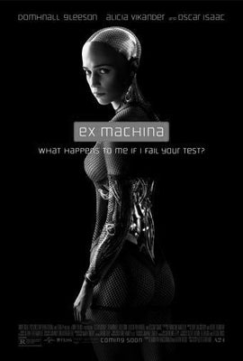 Ex Machina Poster Black and White Mini Poster 11"x17"