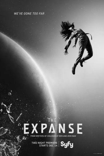 Expanse black and white poster