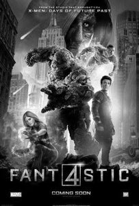 Fantastic Four black and white poster