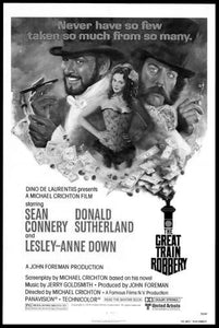 The Great Train Robbery Black and White poster for sale cheap United States USA