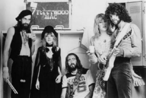 Fleetwood Mac black and white poster