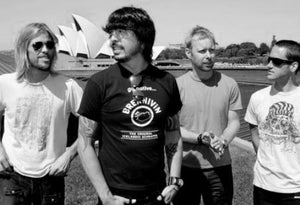 Foo Fighters Poster Black and White Mini Poster 11"x17"