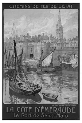 Railways French France poster Black and White poster for sale cheap United States USA