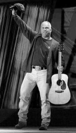 Garth Brooks Poster Black and White Poster On Sale United States