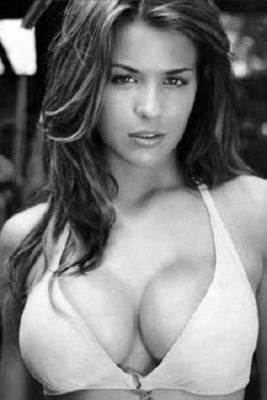 Gemma Atkinson Poster Black and White Mini Poster 11"x17"