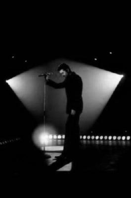 George Michael black and white poster