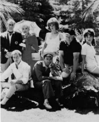 Gilligans Island Poster Black and White Mini Poster 11"x17"
