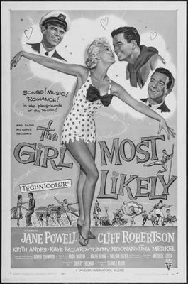 Girl Most Likely The Black and White Poster 24x36 The Poster Depot