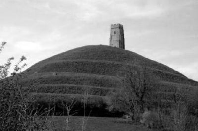 Glastonbury Tor Poster Black and White Poster On Sale United States
