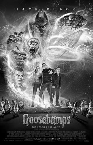 Goosebumps Black and White Poster 24