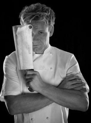 Gordon Ramsay Black and White Metal Poster Choose Style The Poster Depot