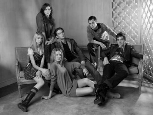 Gossip Girl poster Black and White poster for sale cheap United States USA