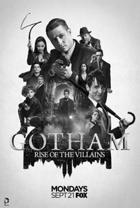 Gotham Poster Black and White Mini Poster 11"x17"