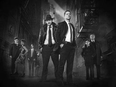 Gotham Black and White Metal Poster Choose Style The Poster Depot