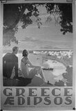 Greece poster tin sign Wall Art