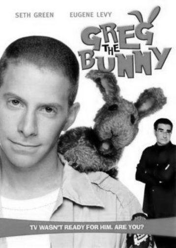 Greg The Bunny black and white poster