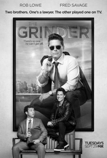 Grinder black and white poster