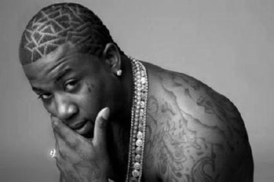 Gucci Mane black and white poster