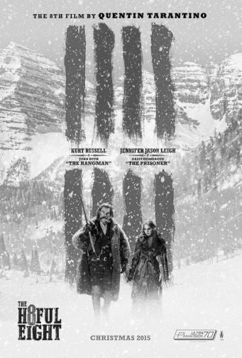 Hateful Eight The Black and White poster for sale cheap United States USA