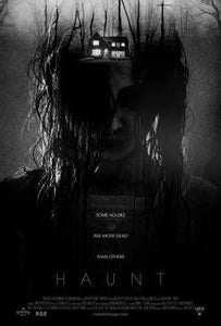 Haunt black and white poster