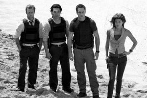 Hawaii Five 0 black and white poster