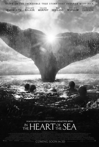 Heart Of The Sea Black and White Poster 24