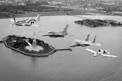Heritage Flight Nyc black and white poster